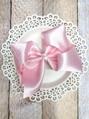 4.5" Classic Satin Hair Bows | Alligator Clips or Headbands