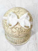 4.5" Classic Scalloped Hair Bow | Clip or Headband