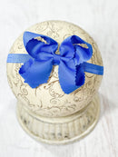 4.5" Classic Scalloped Hair Bow | Clip or Headband