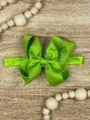 4.5" Classic Scalloped Hair Bow | Clip or Headband