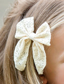 Classic Lace Hair Bow