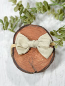 Corduroy Bow Headband: FINAL SALE