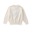 Cream Sparkly Bow Sweater