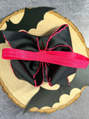 Cute Ghost Embroidered Moonstitch Bow Headband