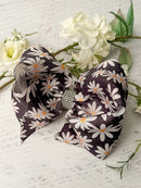 Daisies & Dots Texas Size Rhinestone Centered Hair Bow