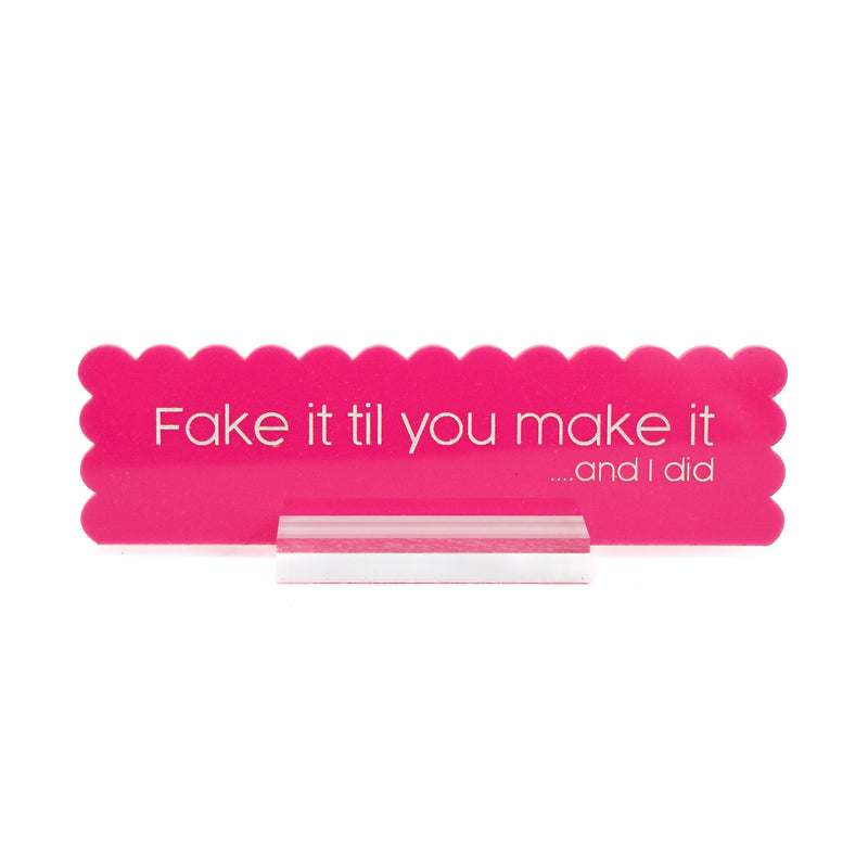 Custom Acrylic Desk Name Plate