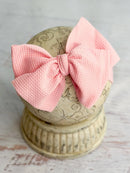 Double Bow Headbands - Solid Colors (White only)