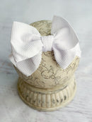 Double Bow Headbands - Solid Colors (White only)