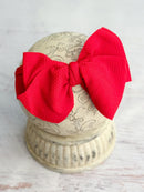 Double Bow Headbands - Solid Colors (White only)