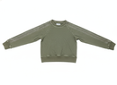 Tween Rhinestone Stripe French Terry Set – Olive (Top & Pants Sold Separately)