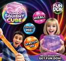 Fun Doh Jumbo Squishy Cube | Giant Glitter Sensory Stress Relief Fidget | Bossier City, LA