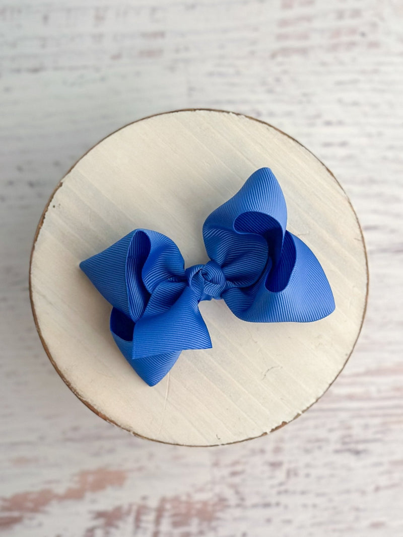 Essential Grosgrain Hair Bow - Alligator Clip - 4"
