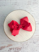 Essential Grosgrain Hair Bow - Alligator Clip - 4"