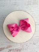 Essential Grosgrain Hair Bow - Alligator Clip - 4"