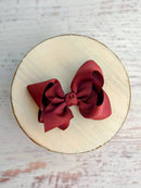 Essential Grosgrain Hair Bow - Alligator Clip - 4"