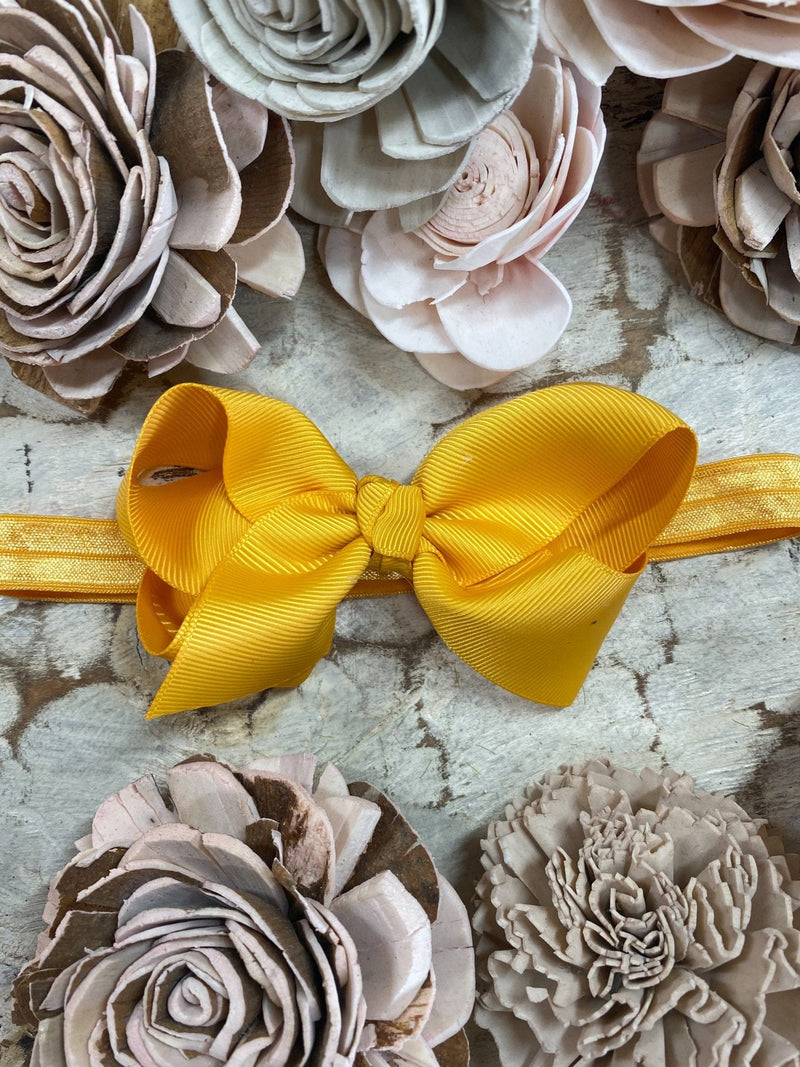 Essential Grosgrain Hair Bow - Headband - 4"
