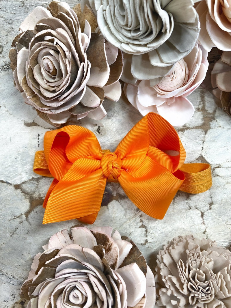 Essential Grosgrain Hair Bow - Headband - 4"