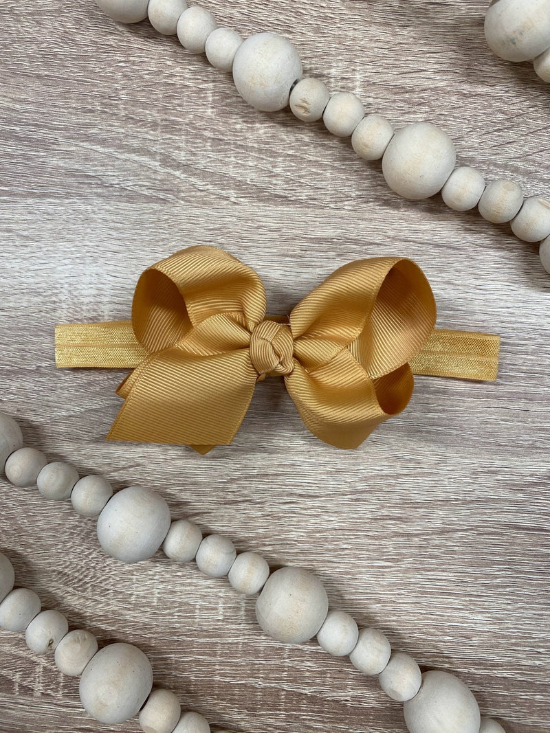 Essential Grosgrain Hair Bow - Headband - 4"