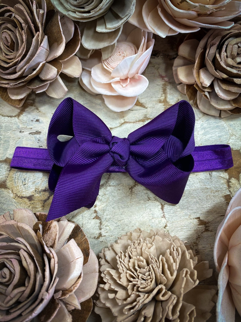 Essential Grosgrain Hair Bow - Headband - 4"