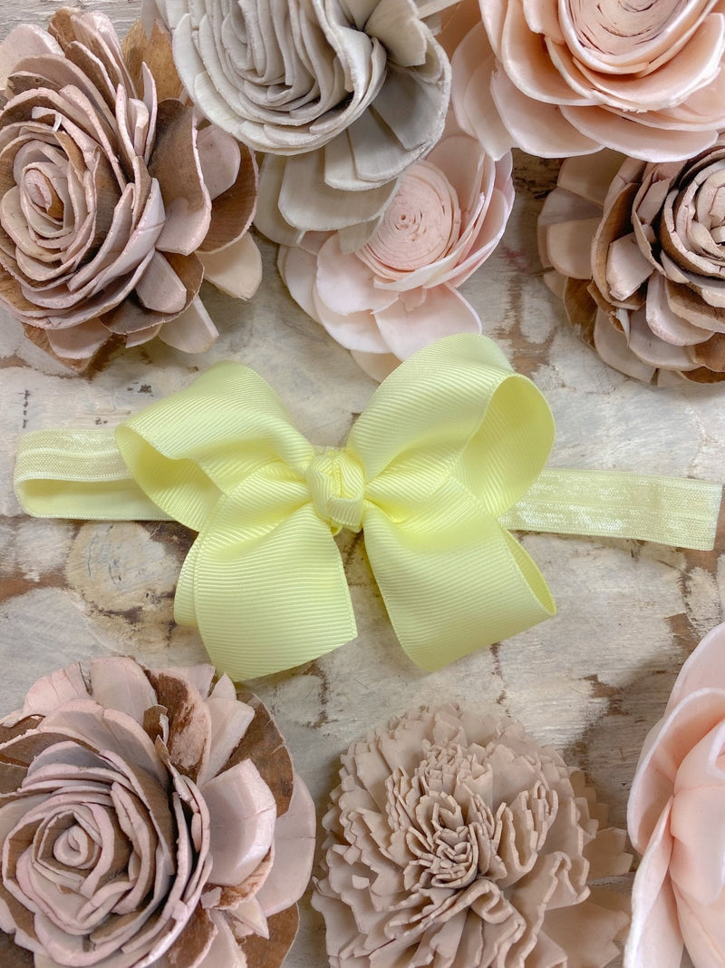 Essential Grosgrain Hair Bow - Headband - 4"