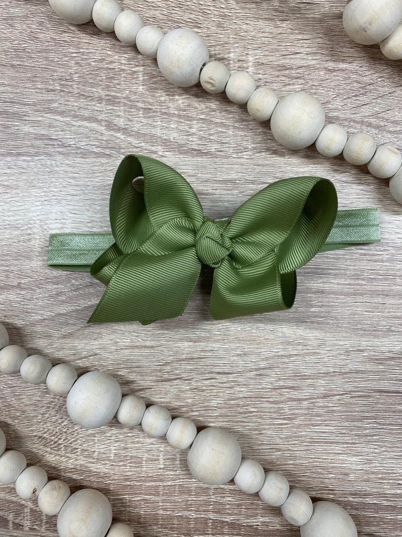 Essential Grosgrain Hair Bow - Headband - 4"