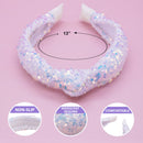 Kids Knot Headband - Rainbow Sequin Knotted Hair Accessories