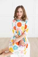 Happy Days 3/4 Pocket Twirl Dress