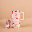 20 oz Lifestyle Flip Straw Tumbler – Holly Jolly Santa