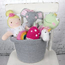 Rainbow Bamboo Crochet Rattle