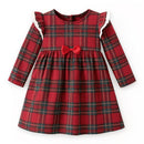 Christmas Bamboo Holiday Dress – Classic Red Plaid Charm