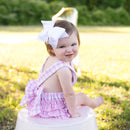 Pastel Pink First Birthday Bubble