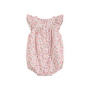 Floral Strawberry Smocked Flutter Romper