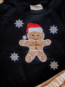 Gingerbread Glam Sparkly Skirt Set