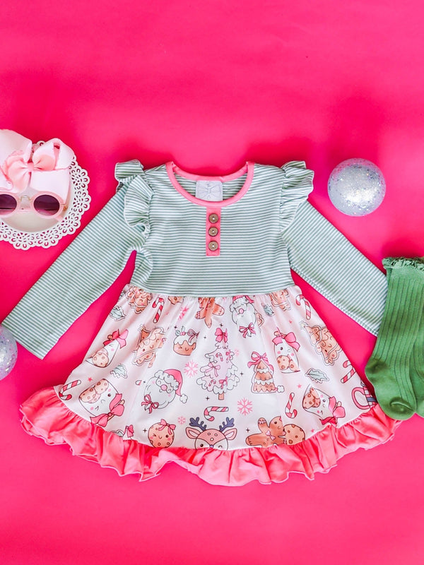 Gingerbread Heaven Twirl Dress