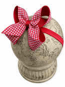 Gingham Classic Boutique Hair Bow | Clip or Headband