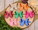 Gingham Classic Boutique Hair Bow | Clip or Headband