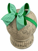 Gingham Classic Boutique Hair Bow | Clip or Headband