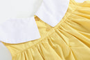 Golden Wheat Pumpkin Collared Dress