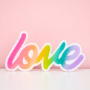 Rainbow Gradient Love Acrylic Decor Sign
