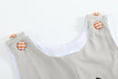 Gray Boo Applique Longalls