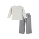 Gray Boo Applique Shirt and Pants Set