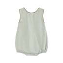 Green Dog Applique Bubble Romper