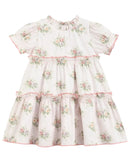 Heirloom Custom Rose Layered Ruffle Dress