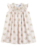 Heirloom Custom Rose Smocked Bishop Dress