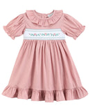 Heirloom Rose Ruffle Smocked Dress