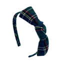 Plaid Bow Headband