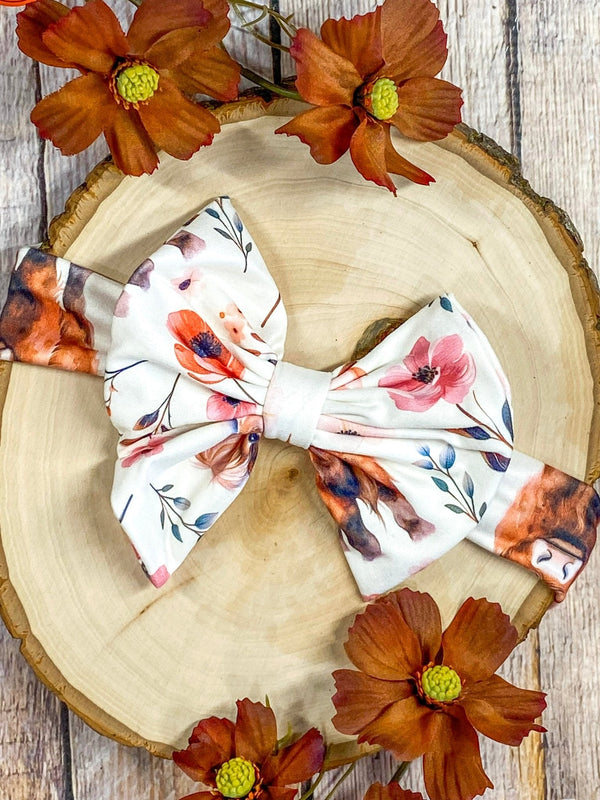 Highland Bloom Bow Infant Headband