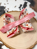 Highland Bloom Double Layer Hair Bow | Clip or Headband
