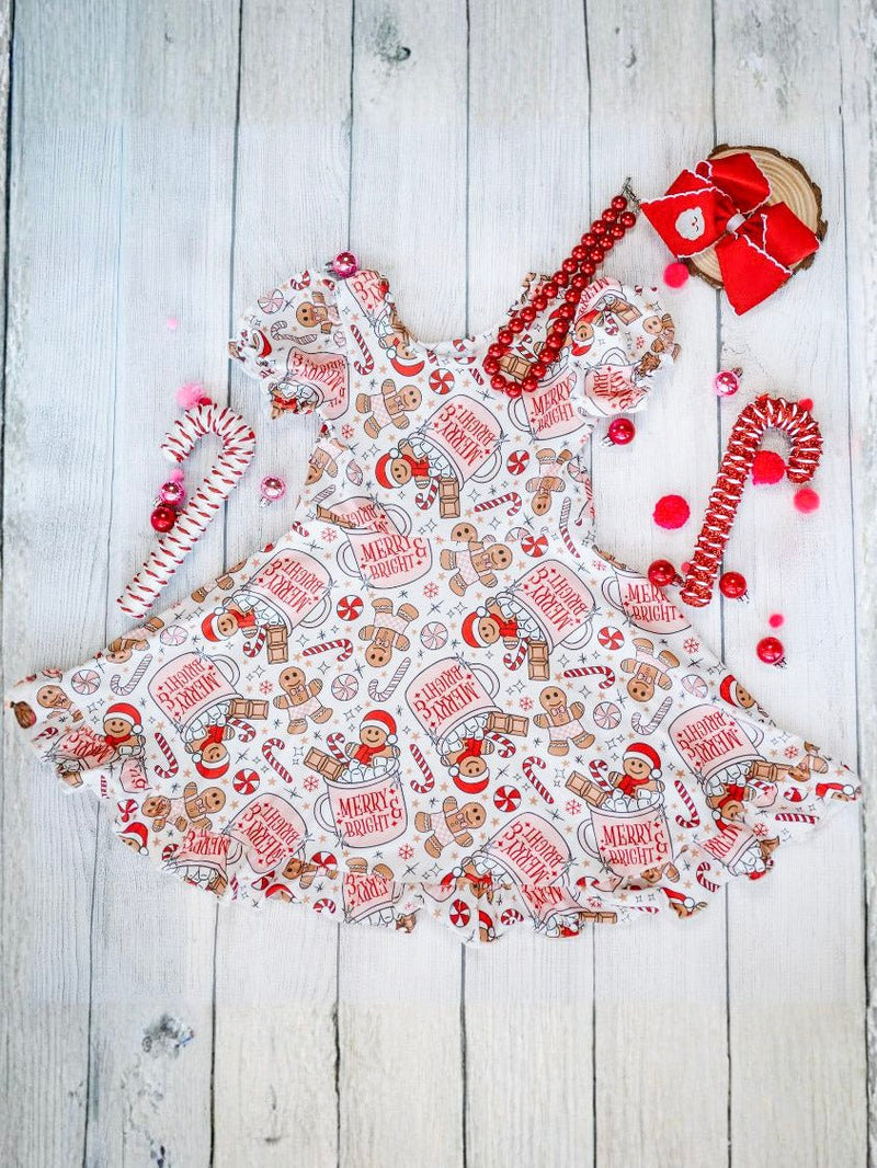 Hot Cocoa & Gingerbread Dreams Twirl Dress