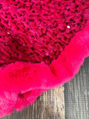 Hot Pink Sequin Bell Bottoms